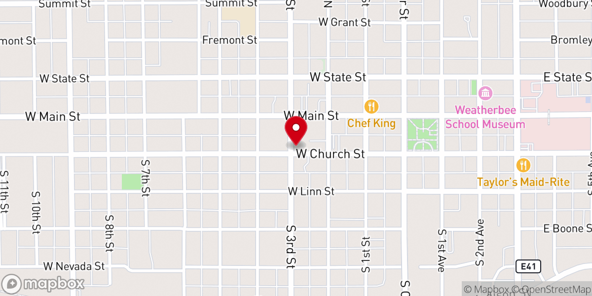 Map showing location of House of Compassion