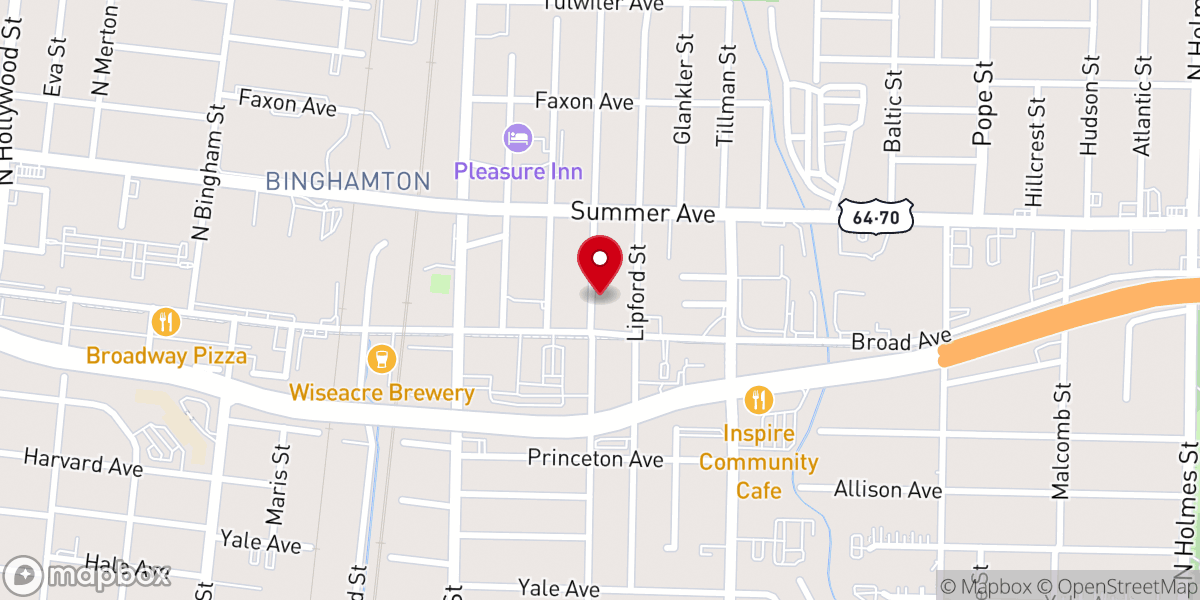 Map showing location of Rock of Calvary