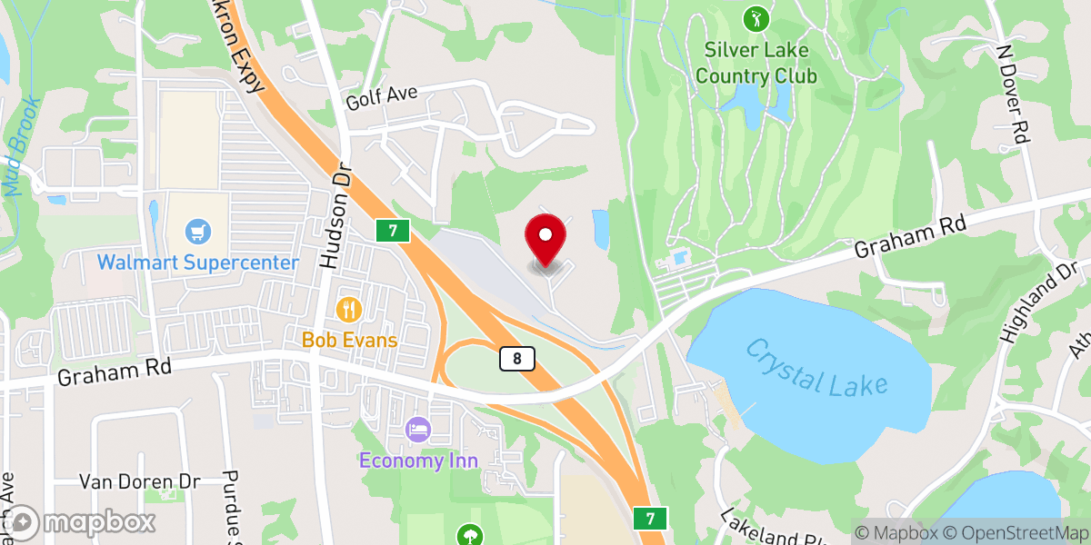 Map showing location of Summit Pentecostal Church