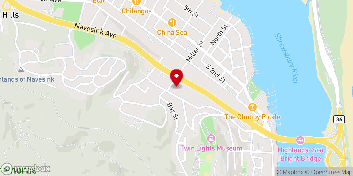 Map showing location of Our Lady of Perpetual Help Church