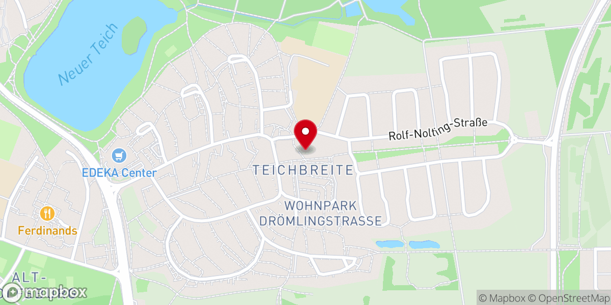 Map showing location of St. Thomas Wolfsburg