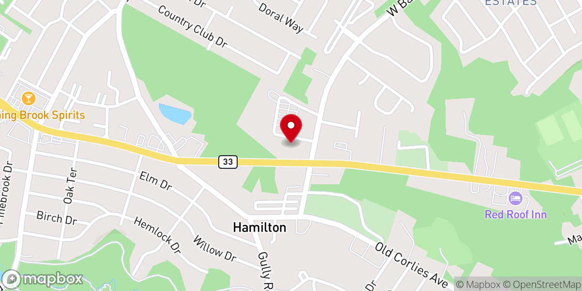 Map showing location of Holy Innocents Roman Catholic Church