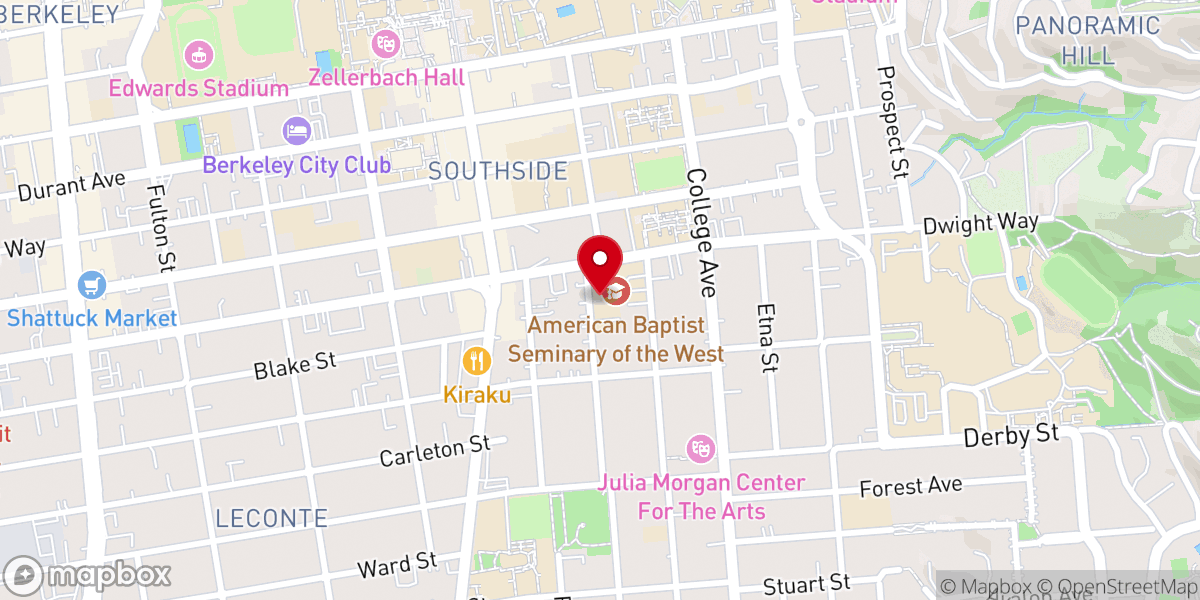 Map showing location of Emerge Berkeley