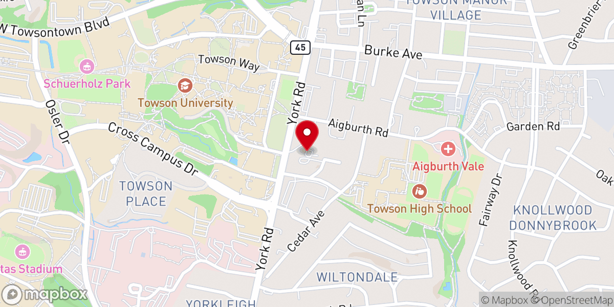Map showing location of Newman Center