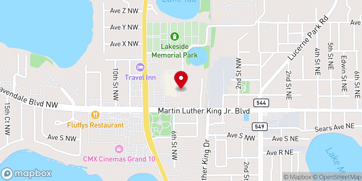 Map showing location of Women of Wisdom Ministry