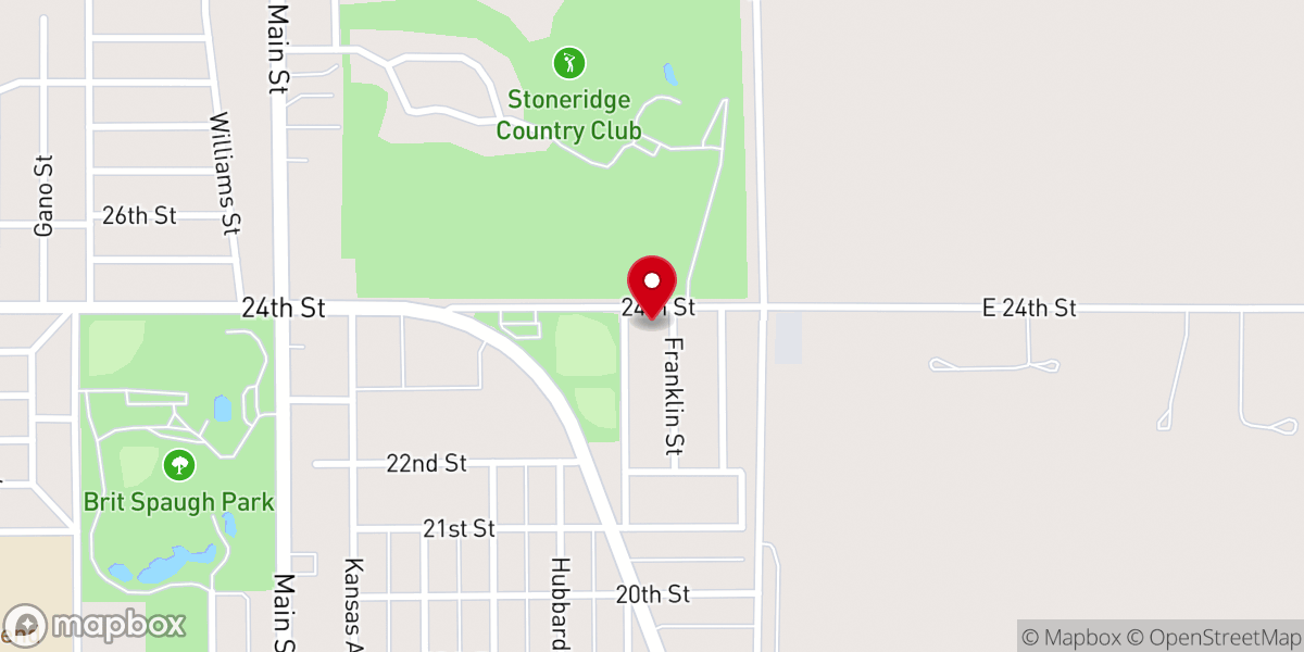 Map showing location of Cornerstone Fellowship
