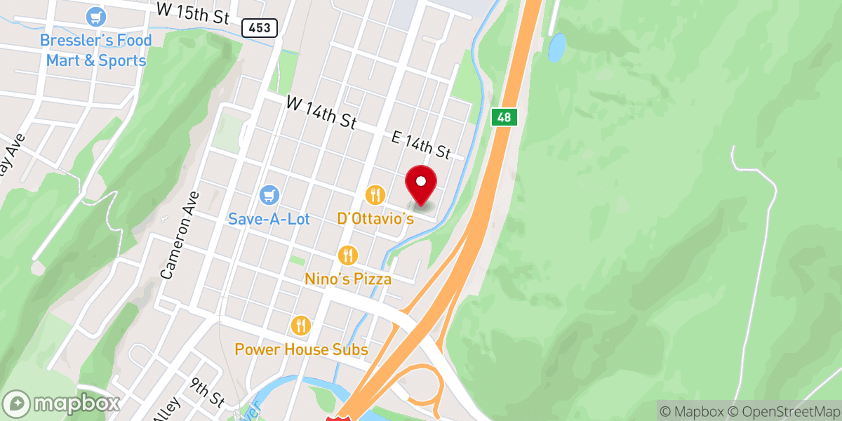 Map showing location of Community Worship Center