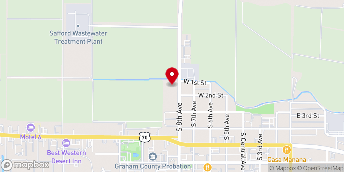 Map showing location of Real Life Community Church