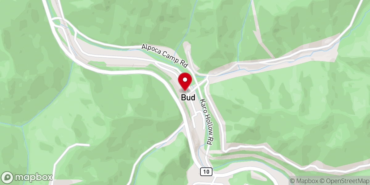 Map showing location of Pentecostal Church of God