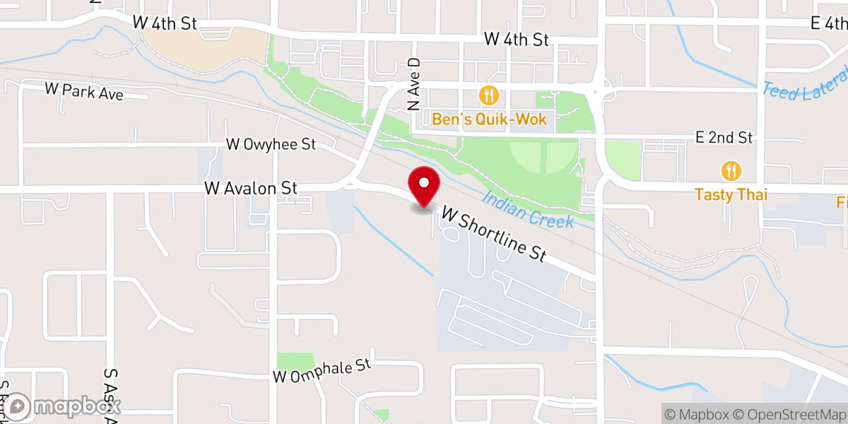 Map showing location of Kuna Bible Missionary Church
