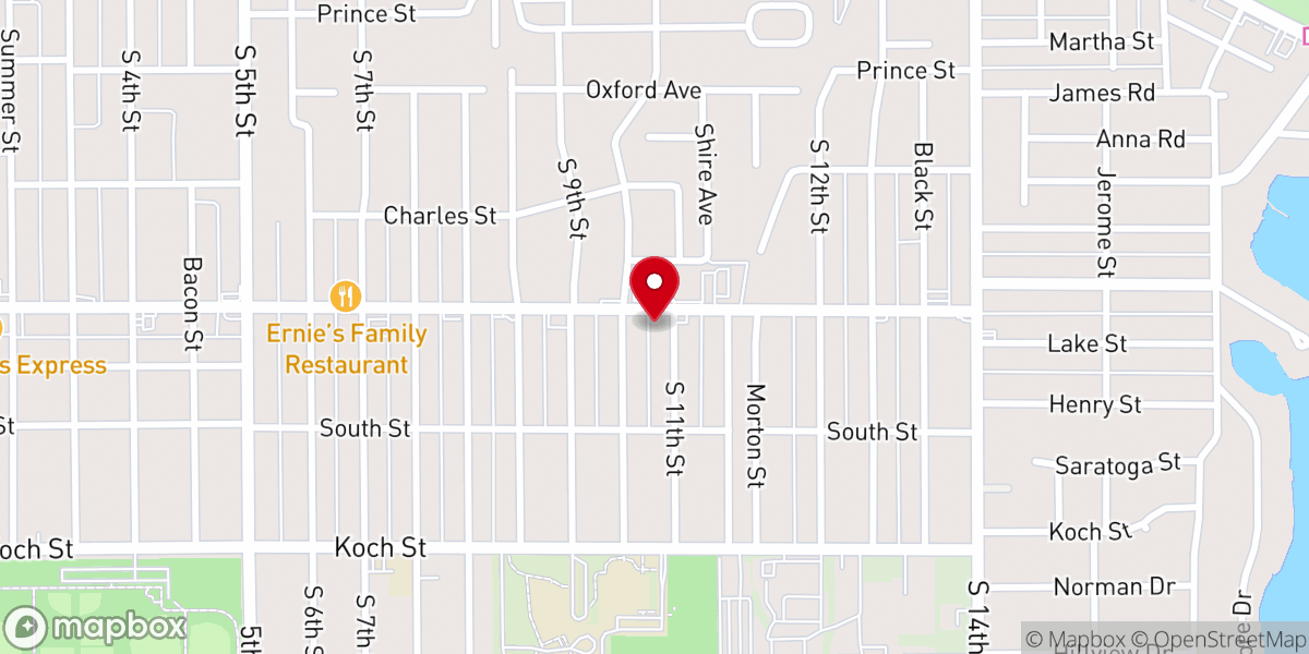 Map showing location of Newlife Fellowship