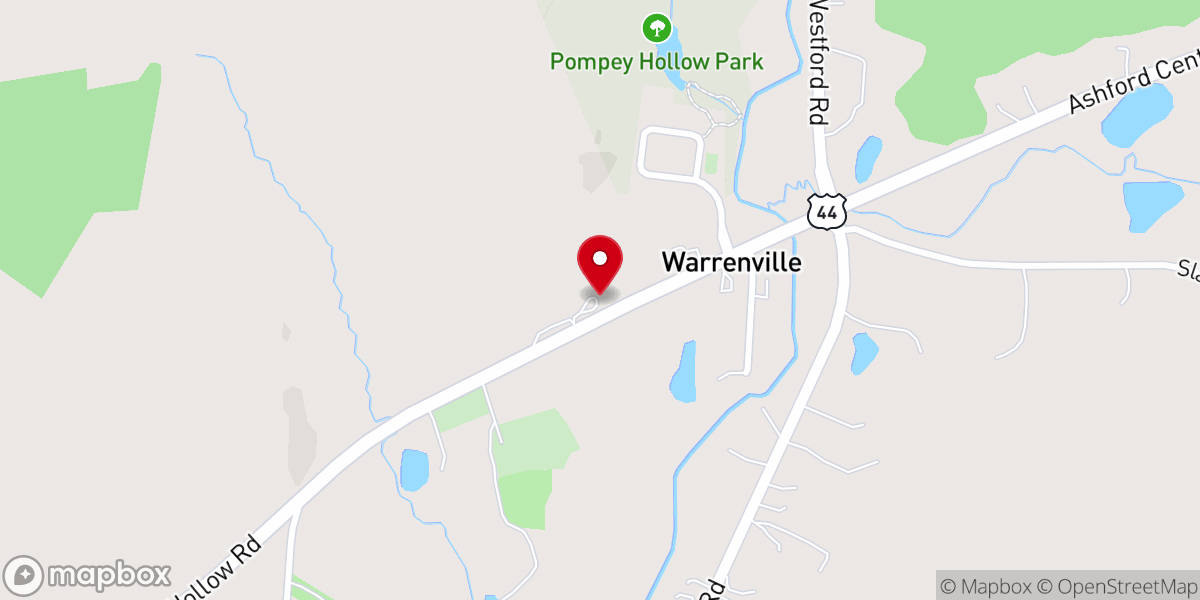 Map showing location of Parish Hall
