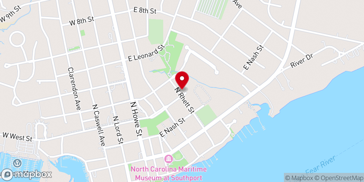 Map showing location of Saint James A.M.E.Z.