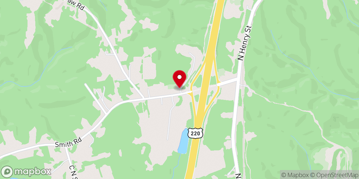 Map showing location of Matthews Chapel United Methodist Church