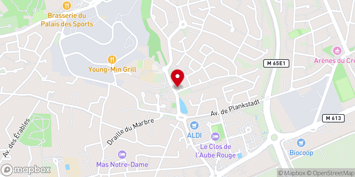 Map showing location of L'Eglise au Devois : Assemblée chrétienne à Castelnau le Lez