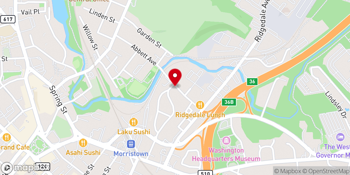 Map showing location of The Potter's House Church