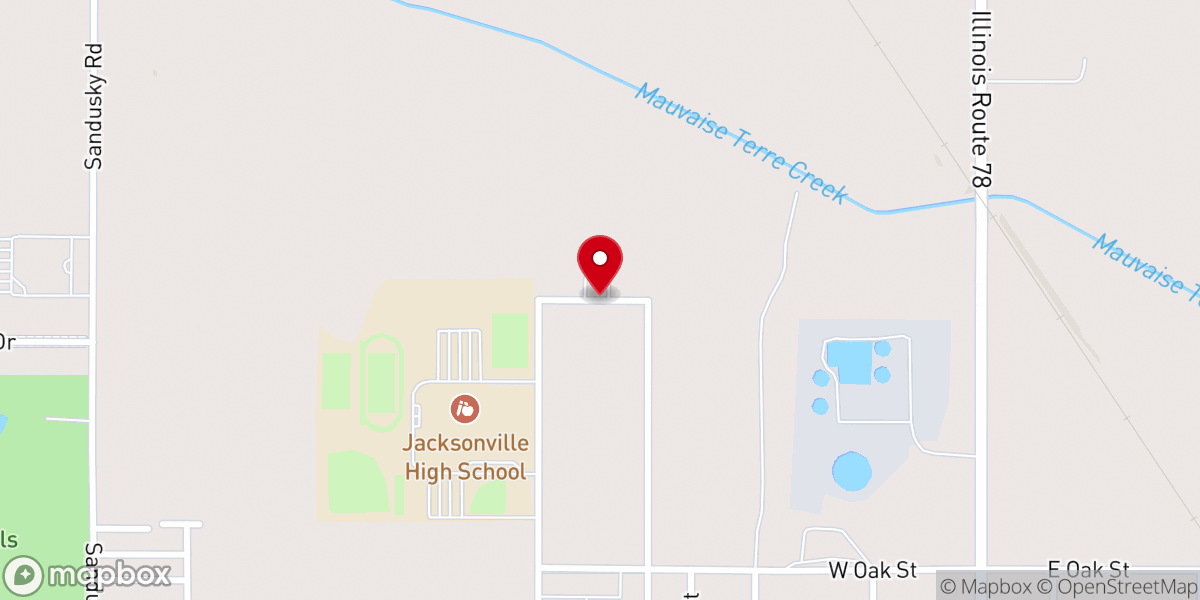 Map showing location of Church of the New Covenant