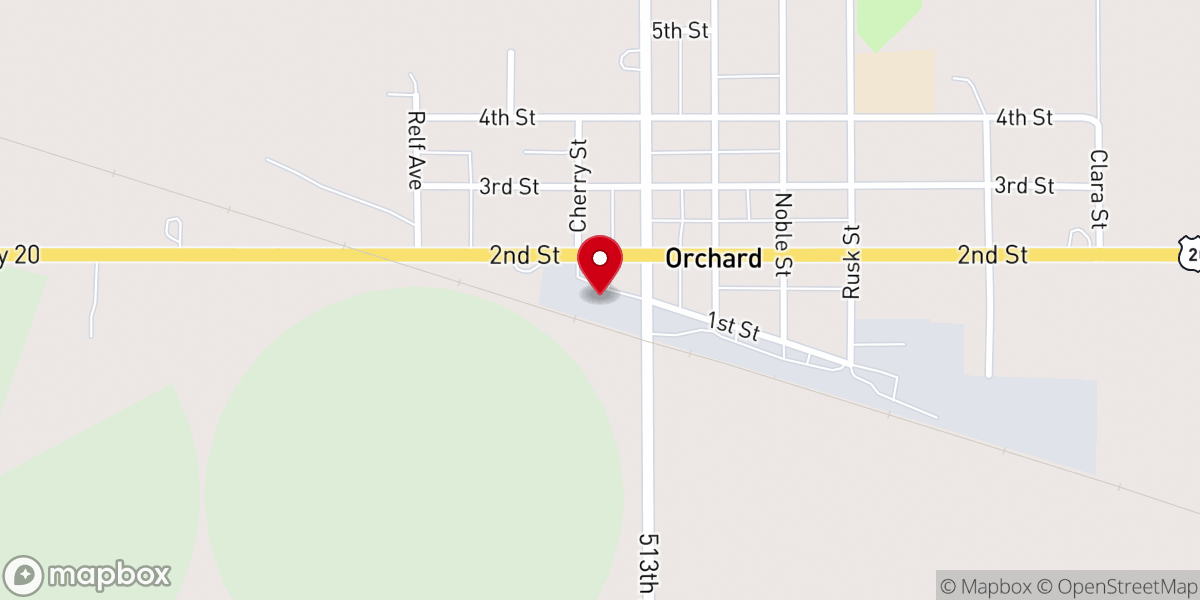 Map showing location of Imac Inc