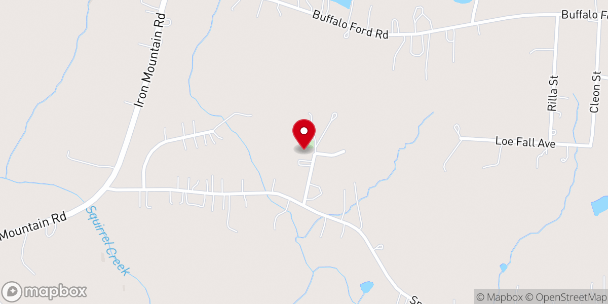 Map showing location of Spoons Chapel