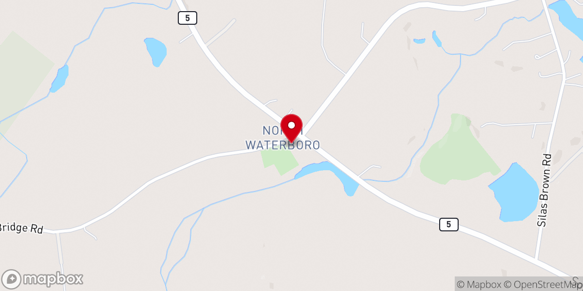 Map showing location of Community Baptist Church