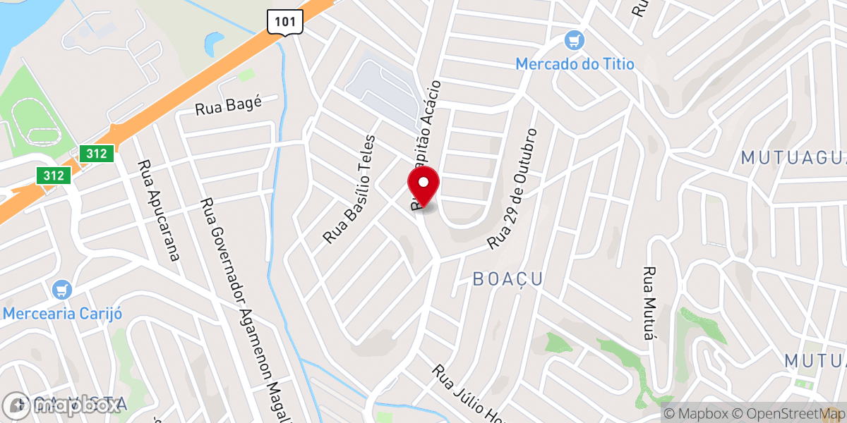 Map showing location of Paróquia Nossa Sra. do Pilar