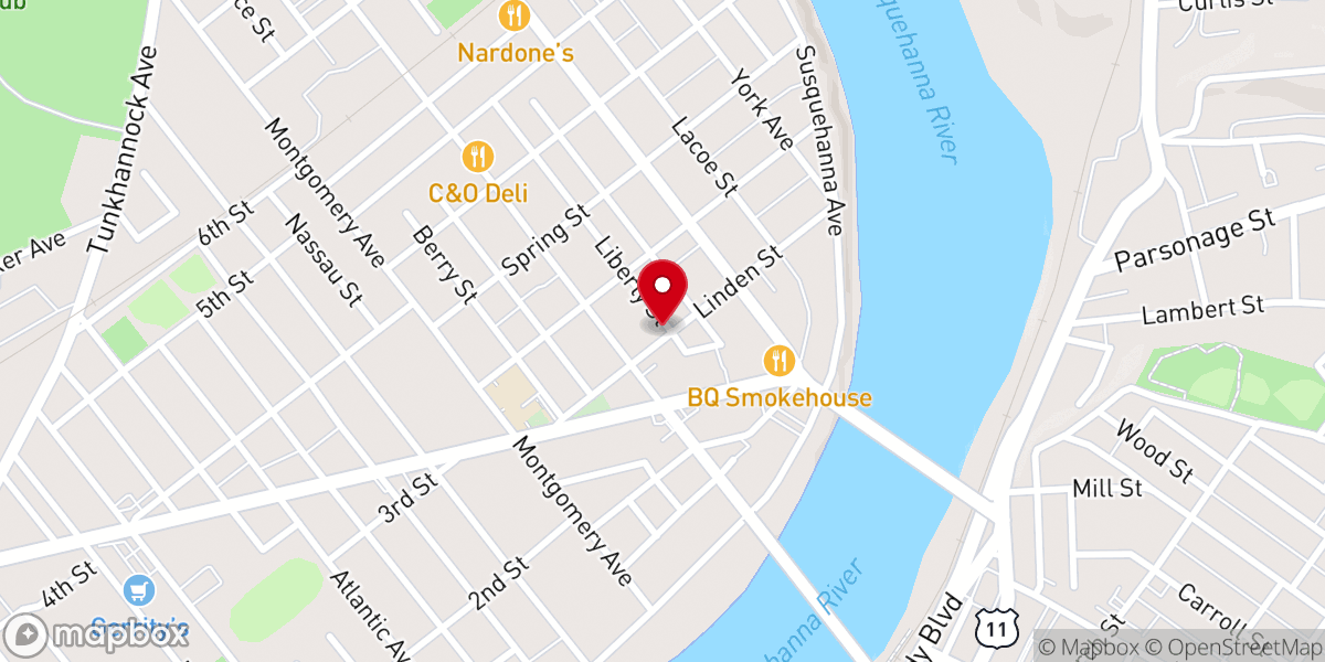 Map showing location of Simple Ceremonies Of Northeast Pa