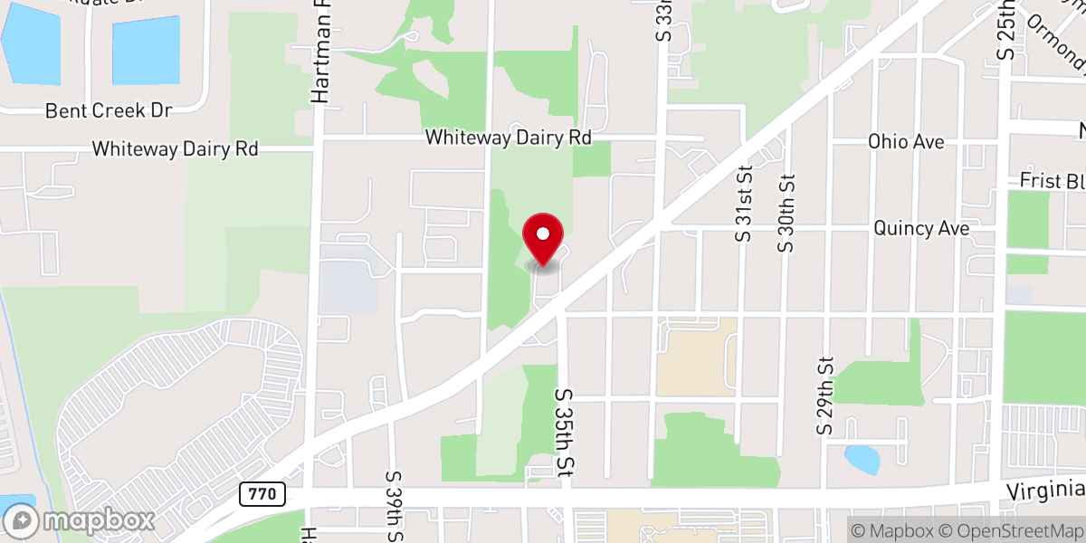 Map showing location of Por La Sangre De Cristo