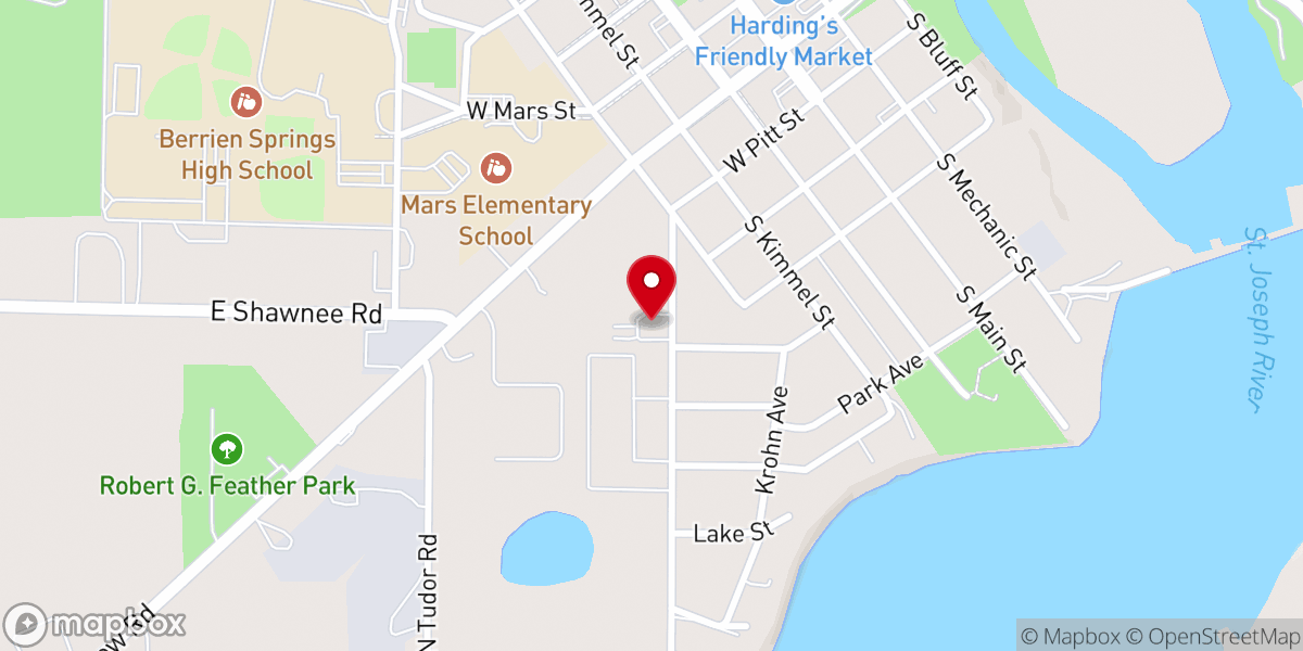Map showing location of St Gabriel Catholic Church