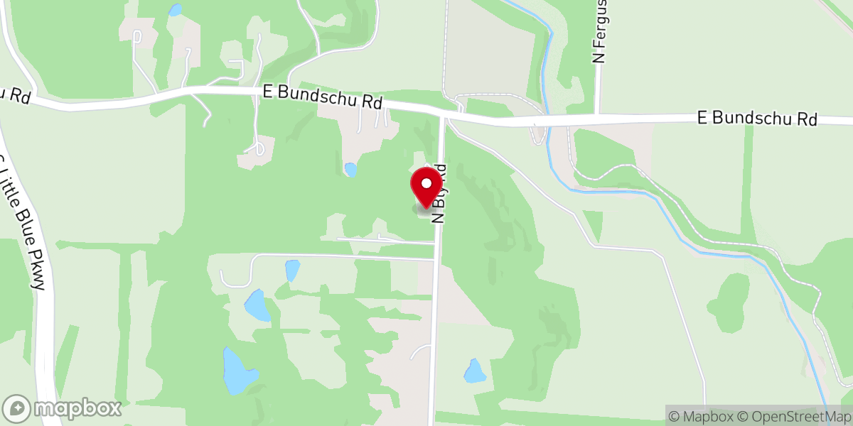 Map showing location of Grace Bible Church
