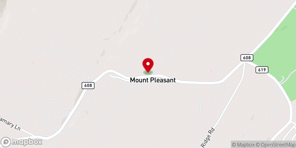 Map showing location of Lamps Memorial Church