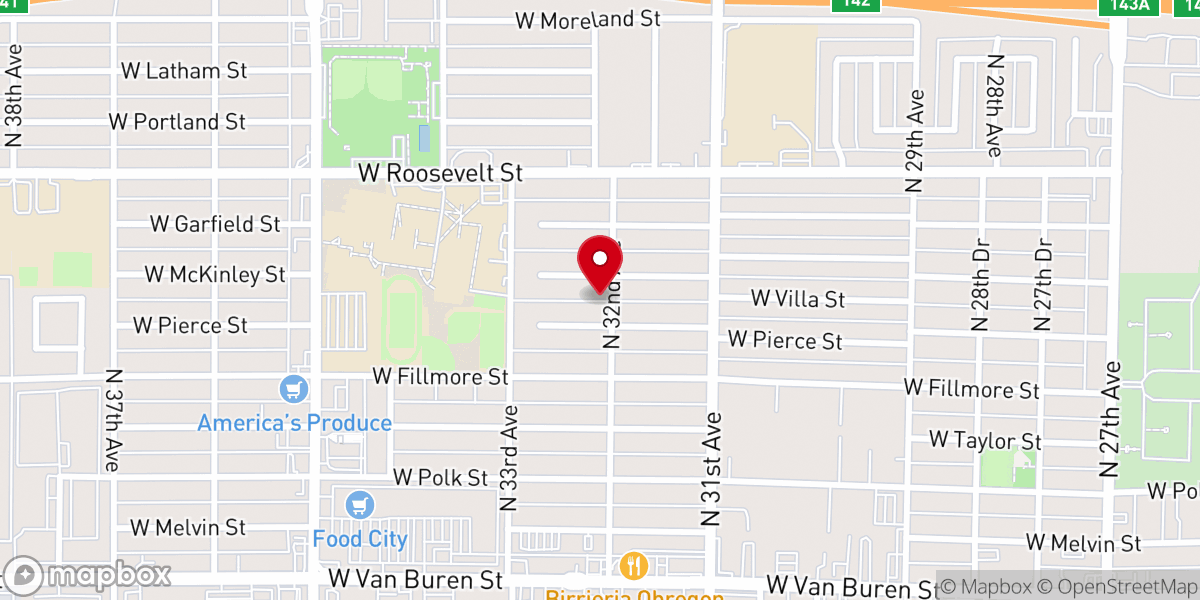 Map showing location of Christway Church Inc