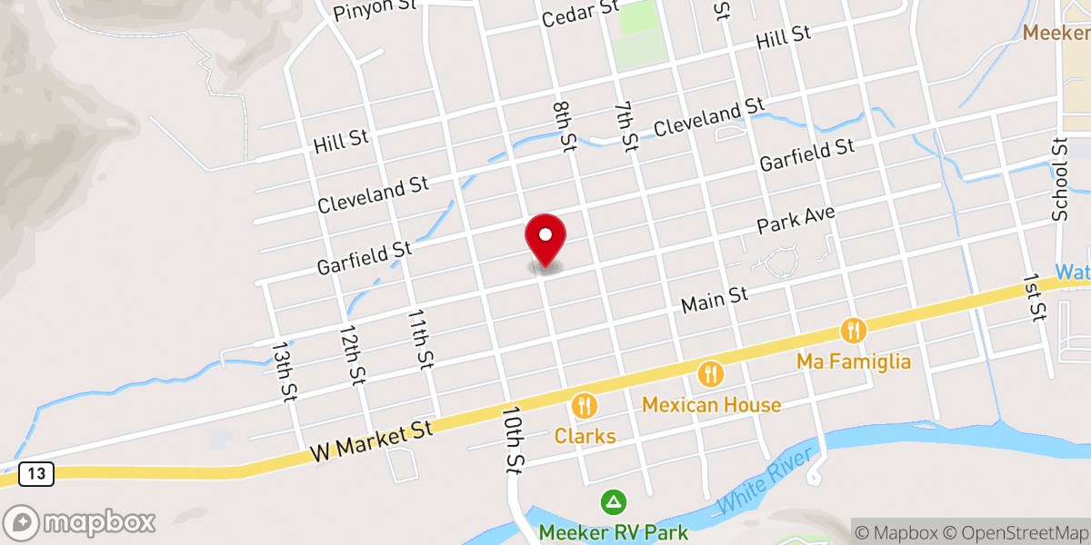 Map showing location of Catholic Church Holy Family