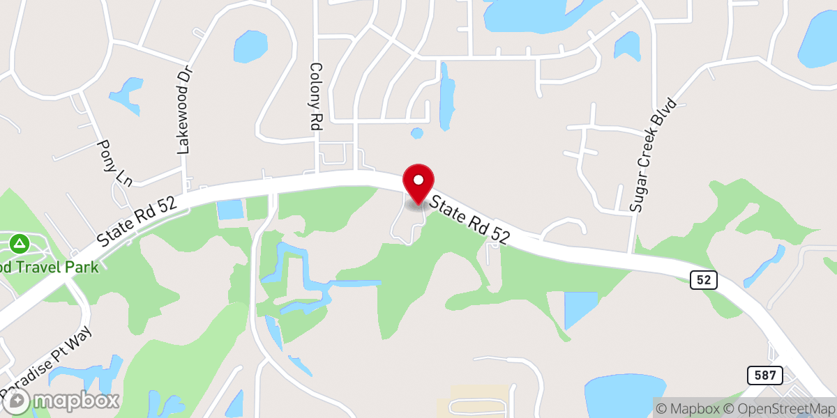 Map showing location of Faith Methodist Church of Hudson