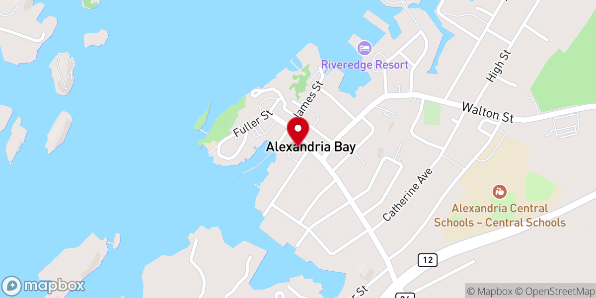 Map showing location of Cavallario's Steak & Seafood