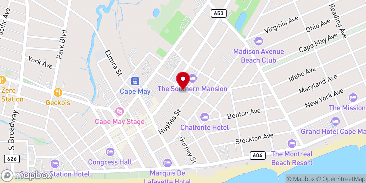 Map showing location of Church of The Advent
