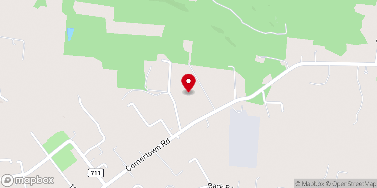 Map showing location of Shenandoah Assembly of God