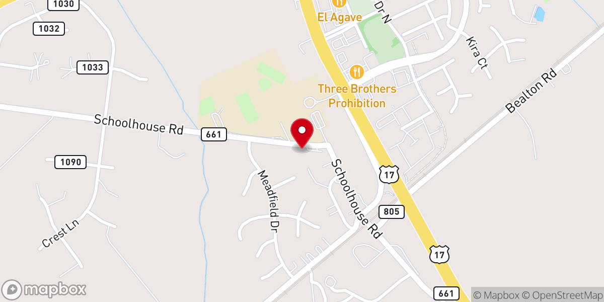 Map showing location of Ministerios Dios de Pacto