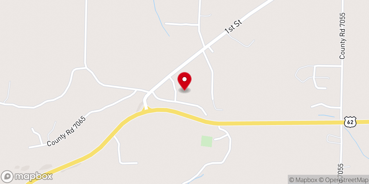 Map showing location of Faith Chapel Missionary Baptist Church