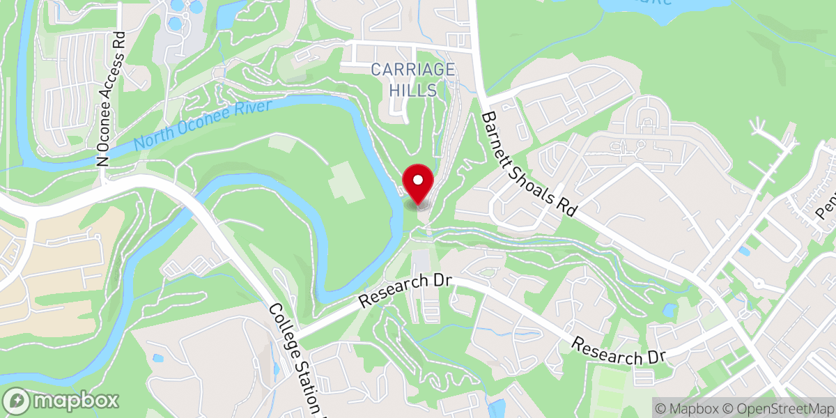 Map showing location of Georgia Christian Foundation Inc