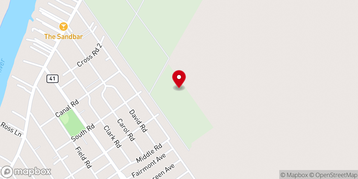 Map showing location of MT Pilgrim Baptist Church