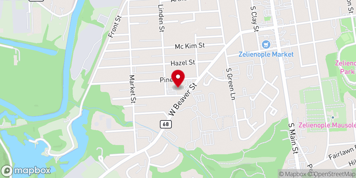 Map showing location of St. Gregory Church - Divine Grace Parish