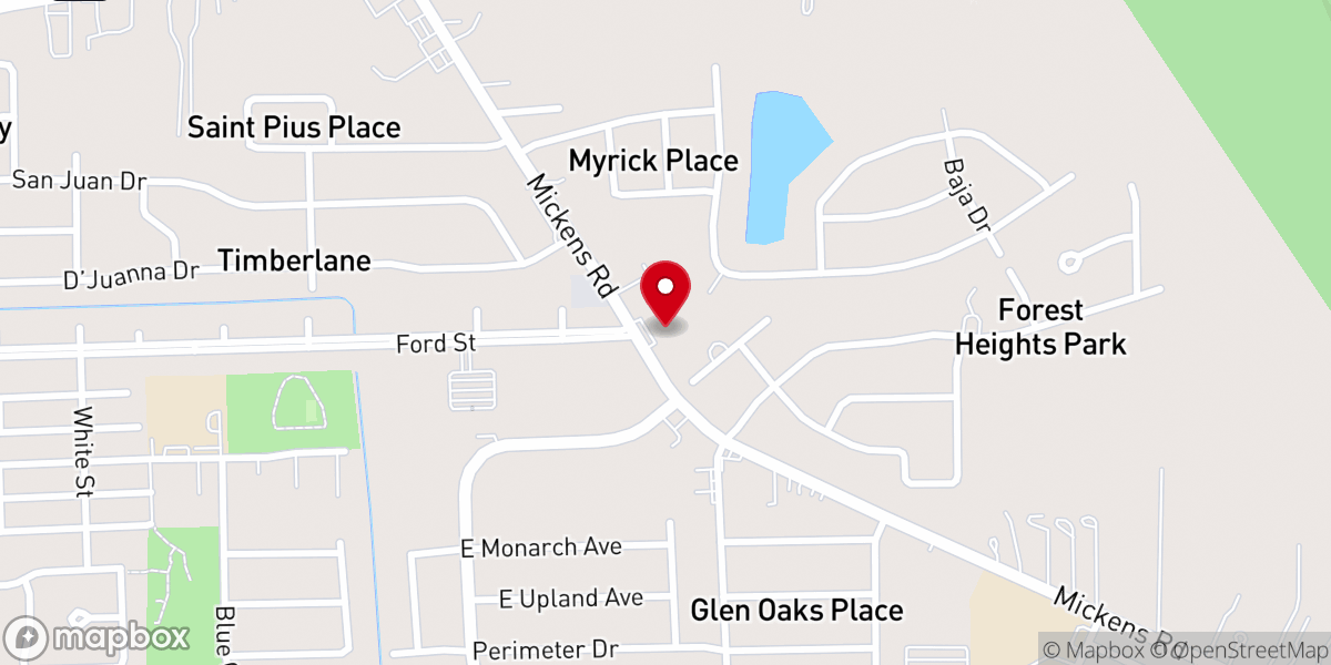 Map showing location of Full Gospel United Pentecostal Church
