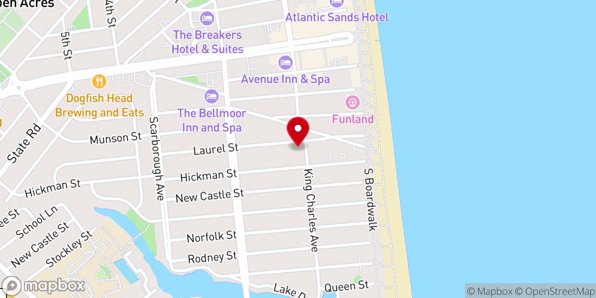 Map showing location of St Edmond Catholic Church