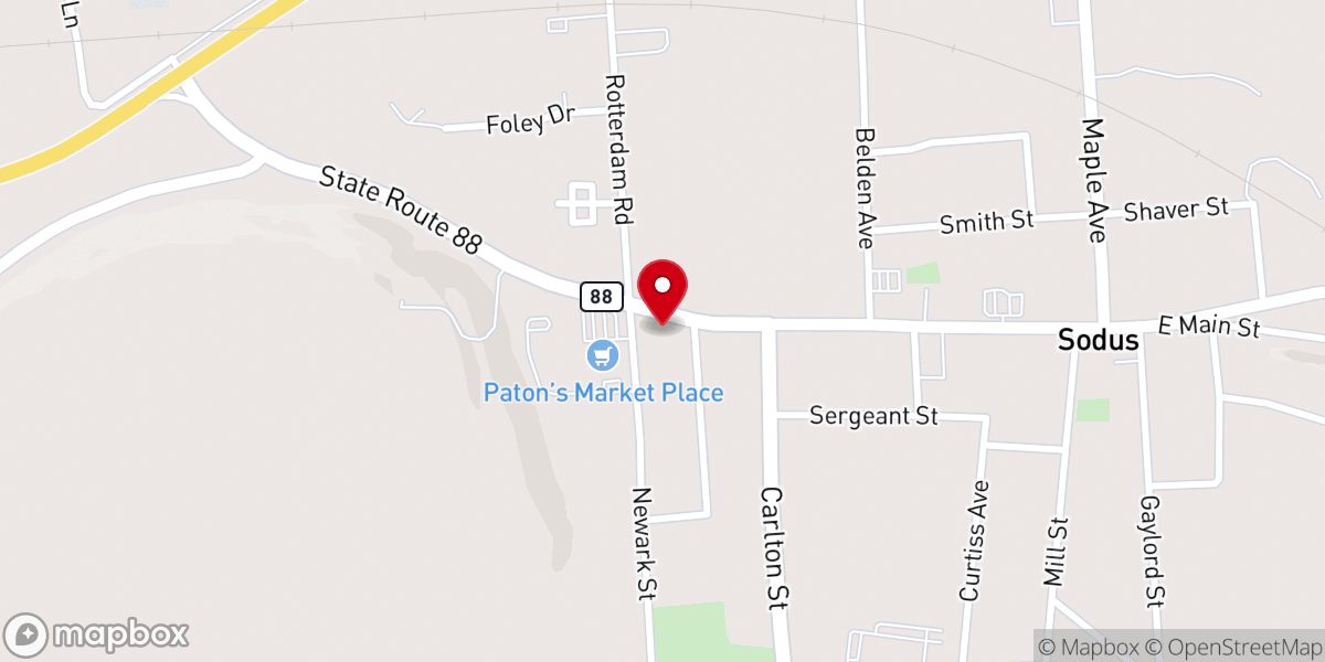 Map showing location of St. Maximmillian Kolbe Parish