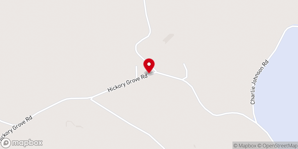 Map showing location of Antioch Missionary Baptist Church