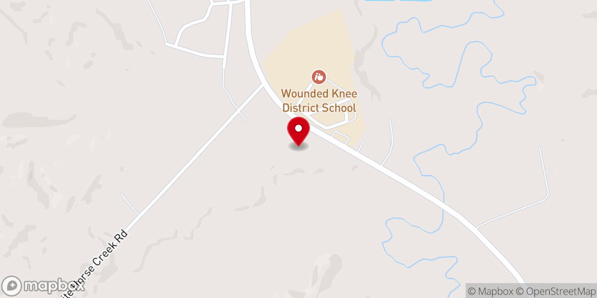 Map showing location of Manderson Community Church