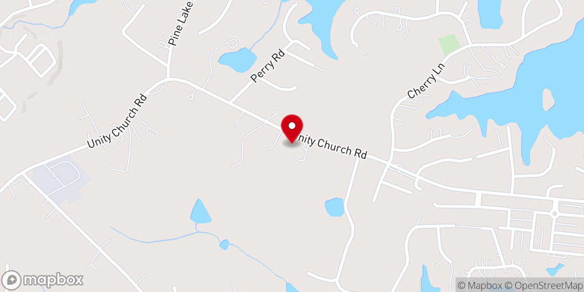 Map showing location of Cherry Acre Farm