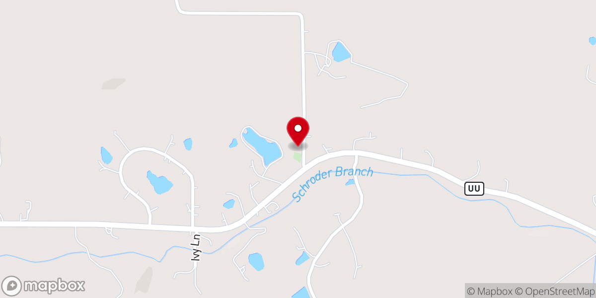 Map showing location of Haynes Chapel