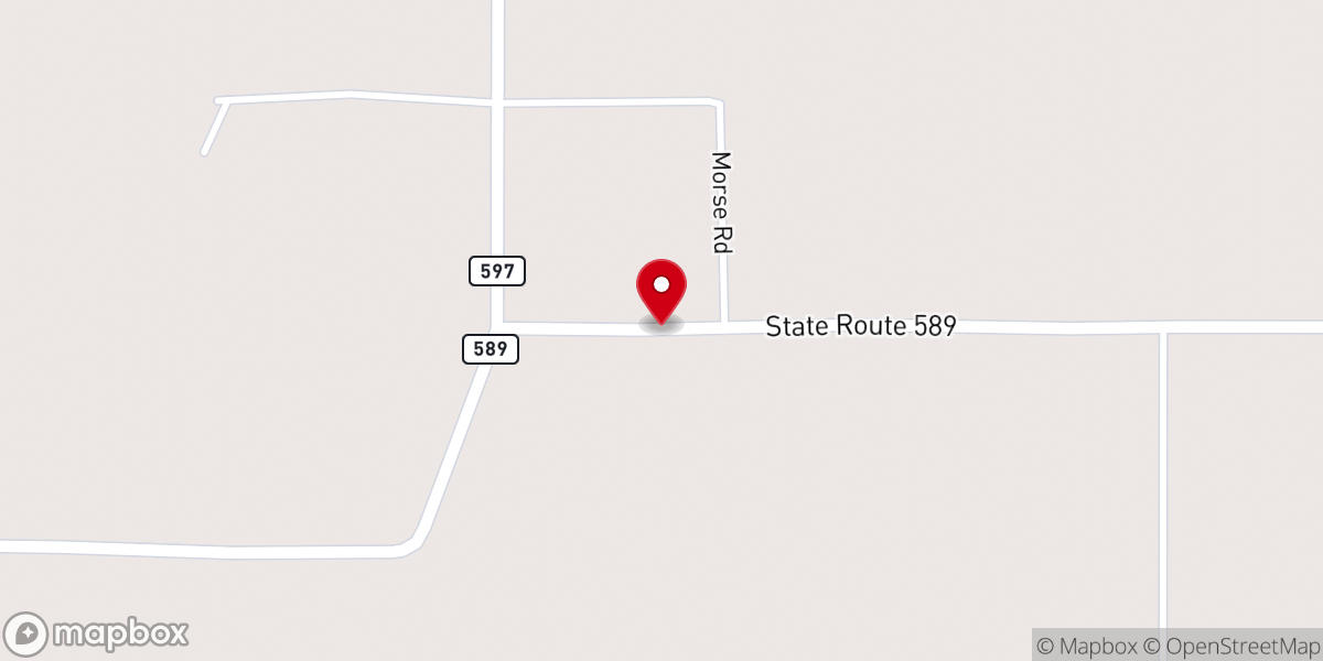 Map showing location of Forest Church of God