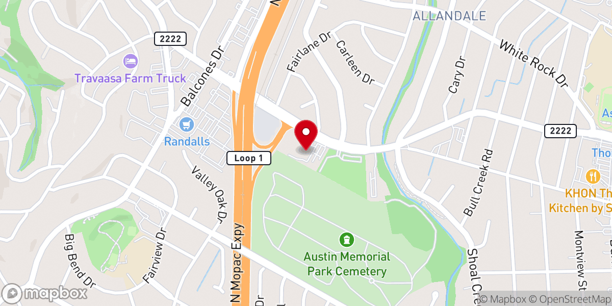 Map showing location of Covenant Presbyterian Church